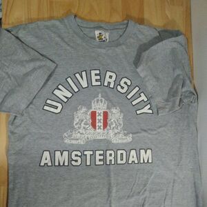Vintage University of Amsterdam Logo T-Shirt